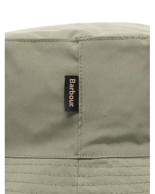 Barbour Green Hutton Reversible Bucket Hat for men