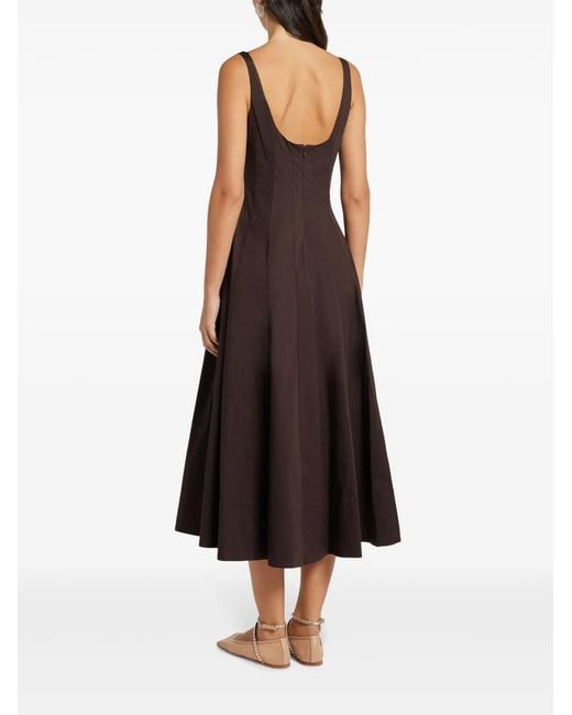 Staud Brown Wells Dress