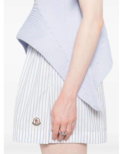 Moncler Gestreepte Shorts in het White