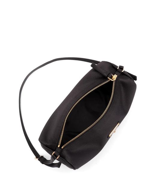 Bolso De Hombro Con Logo Prada de color Black