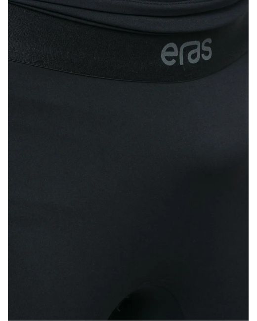 Amir Slama Black Elasticated Slim-Fit Shorts for men