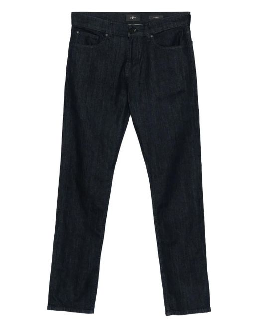 7 For All Mankind Jeans Met Logopatch in het Blue voor heren