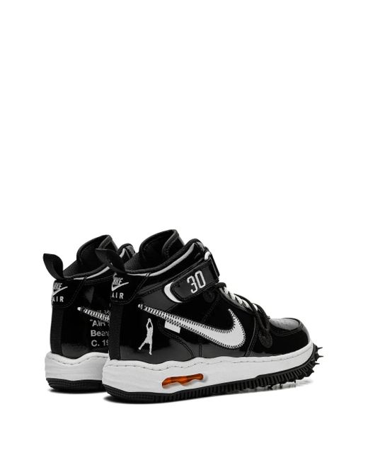 Nike Black Air Force 1 Mid "Off for men