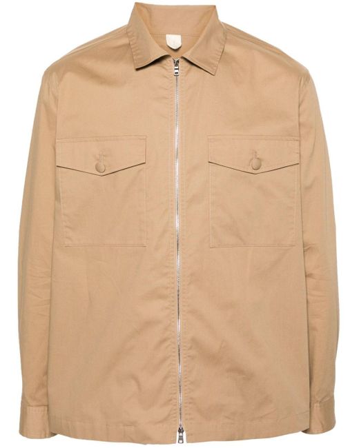 Altea Natural Sven Zip-up Shirt Jacket for men