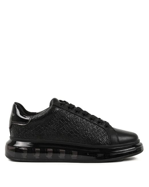 Karl Lagerfeld Black Kapri Kushion Platform Sneakers for men