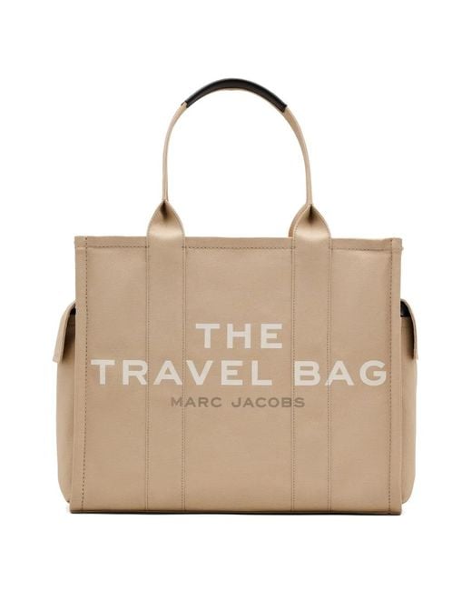 Marc Jacobs Natural The Travel Tote Cotton Handbag