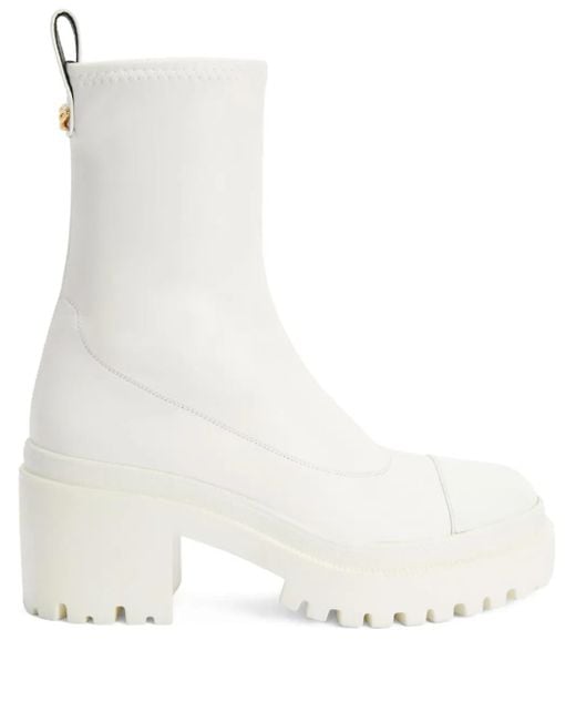 Giuseppe Zanotti Vicentha 70mm ブーツ White