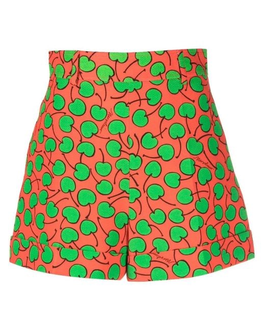 Moschino Green Short Shorts