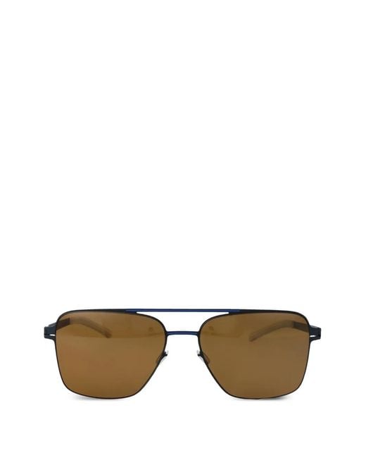 Mykita Metallic Bernie Navigator-Frame Sunglasses
