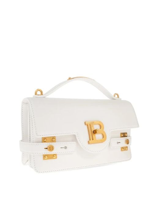 Balmain White Sac À Main 24 B-Buzz