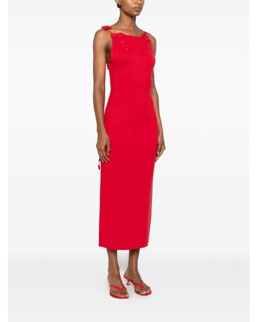 Cult Gaia Red Giuliana Midi Dress