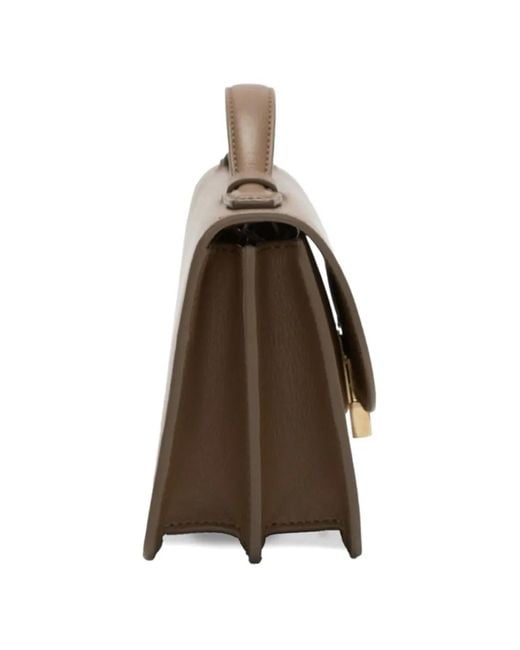 Victoria Beckham Brown Small Dorian Shoulder Bag