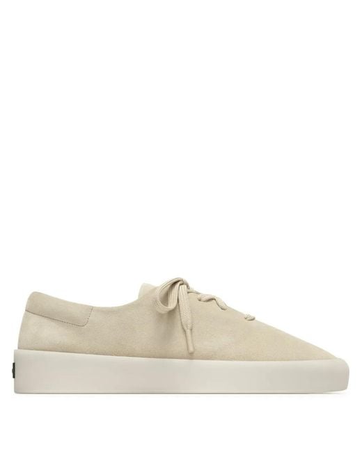 Fear Of God White 101 Suede Sneakers
