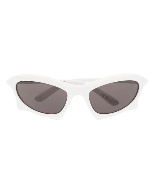 Balenciaga Gray Cat-Eye Frame Tinted Sunglasses