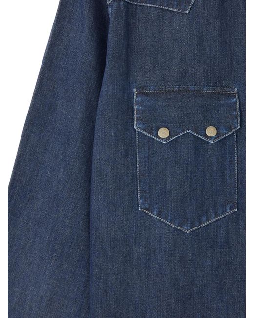 Fortela Blue El Paso Denim Shirt for men