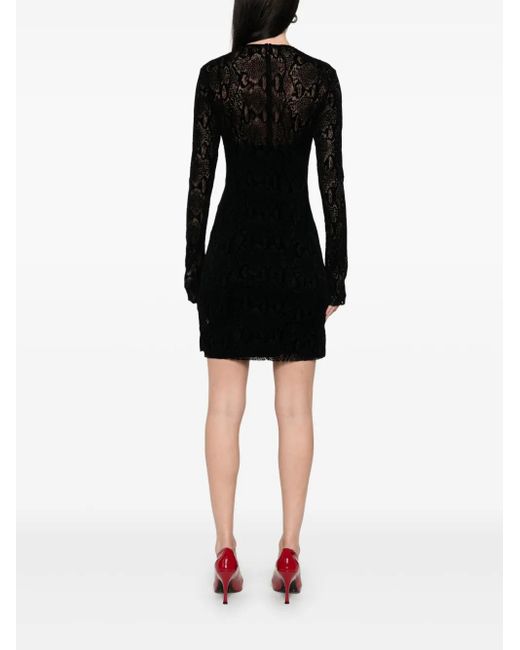 Givenchy Gesmockte Mini-Jurk in het Black