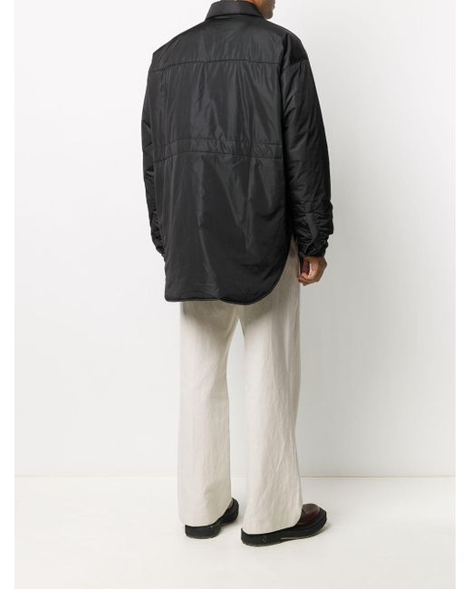 padded rain jacket