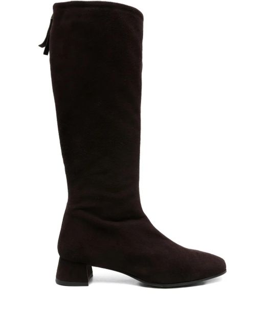 Roberto Festa Black Suede Square-Toe Boots