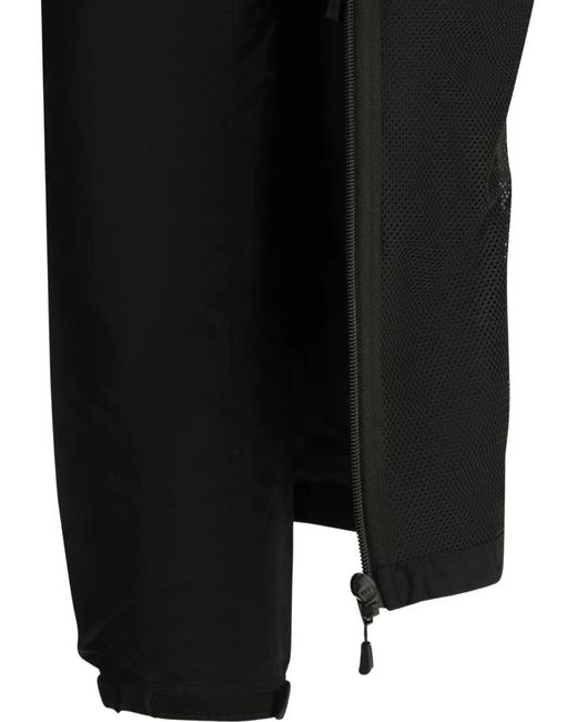 Montbell Black O.D. Logo-Print Hooded Jacket for men
