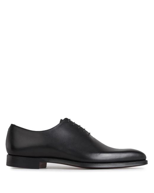Crockett and Jones Black Alex Oxford Shoes for men