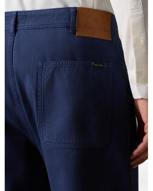 Brooks Brothers Blue Five-Pockets Trousers for men