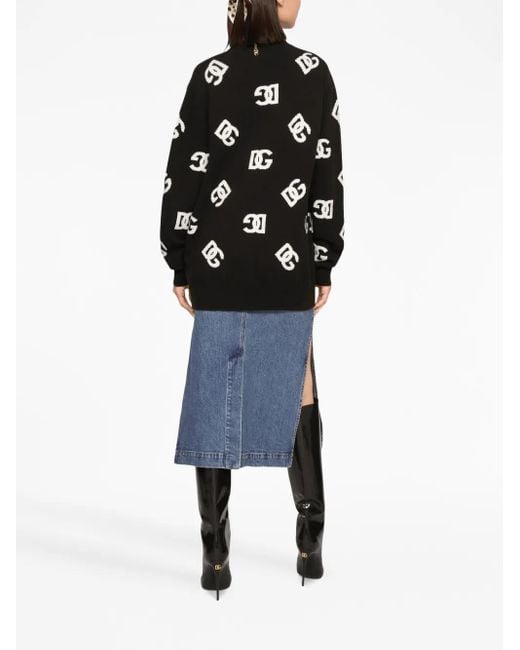 Dolce & Gabbana ニットロングカーディガン Black