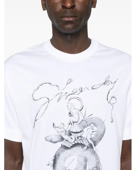 Givenchy White T-Shirts And Polos for men