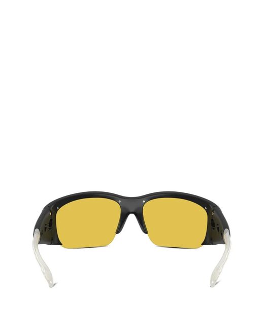 DIESEL Metallic Rectangle-Frame Sunglasses