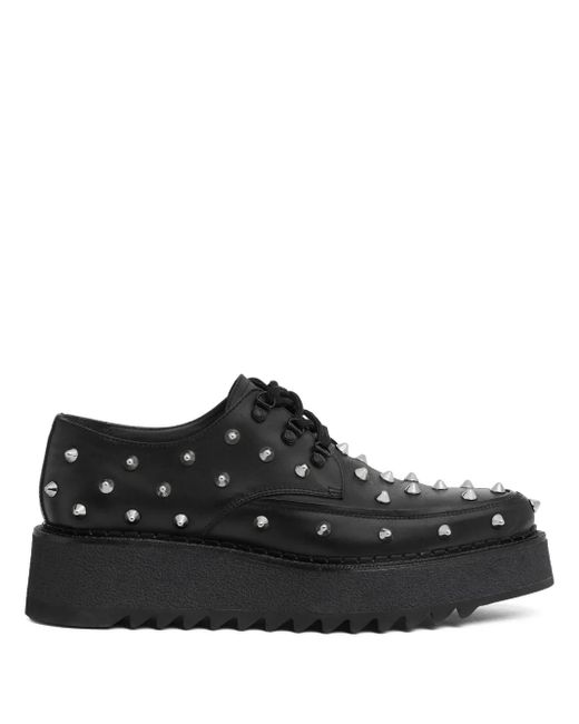 DSquared² Black Studded Loafers for men