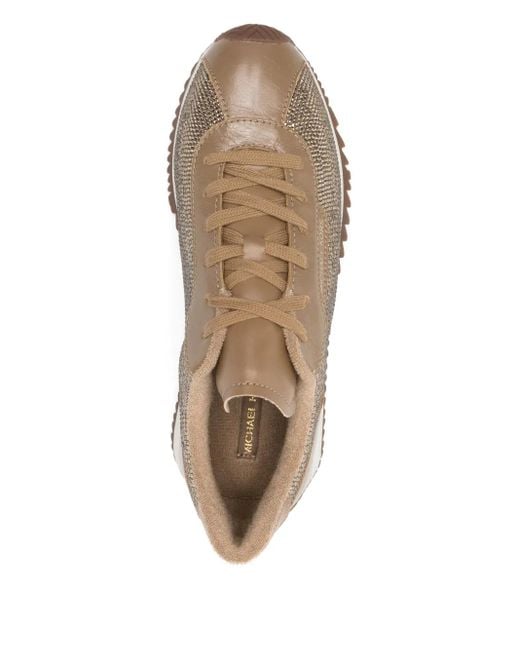 Michael Kors Brown Lace-Up Sneakers