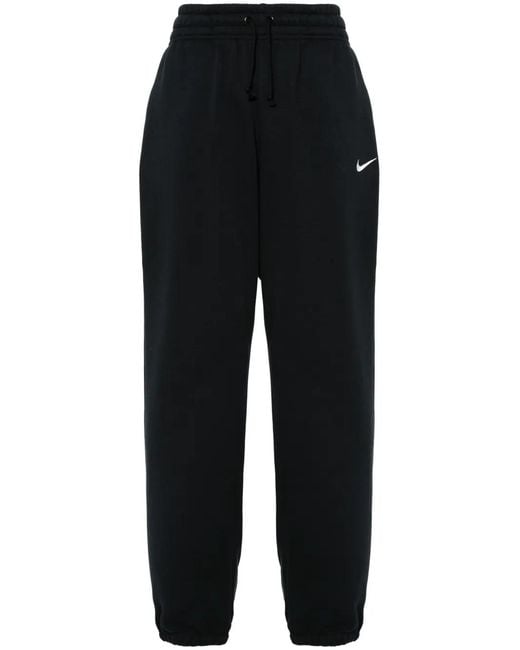 Nike Black High-Waist Track Pants