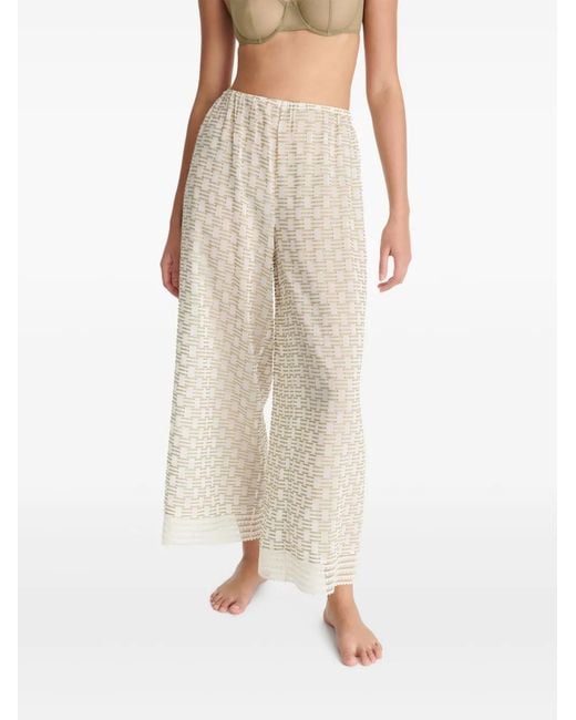 Eres White Fougue Trousers