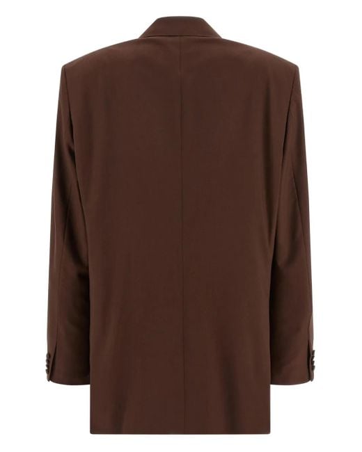 ARMARIUM Brown Double-Breasted Blazer