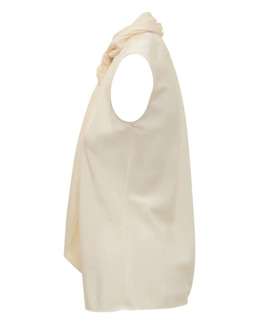 Alberta Ferretti Natural Tops
