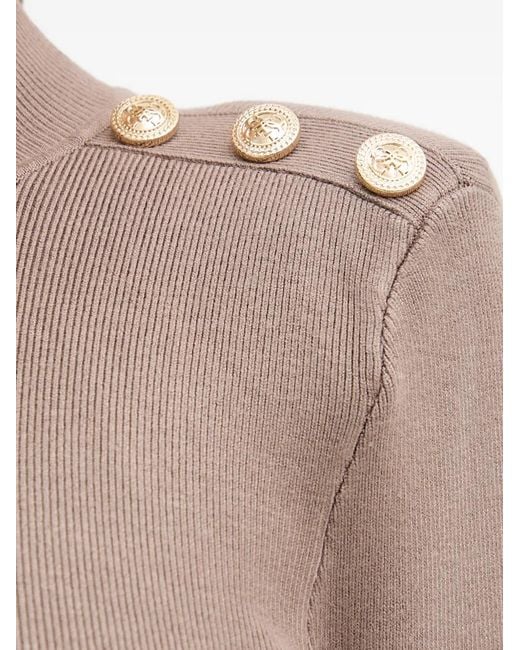 Guess Natural Alyssia Mock-Neck Mini Dress