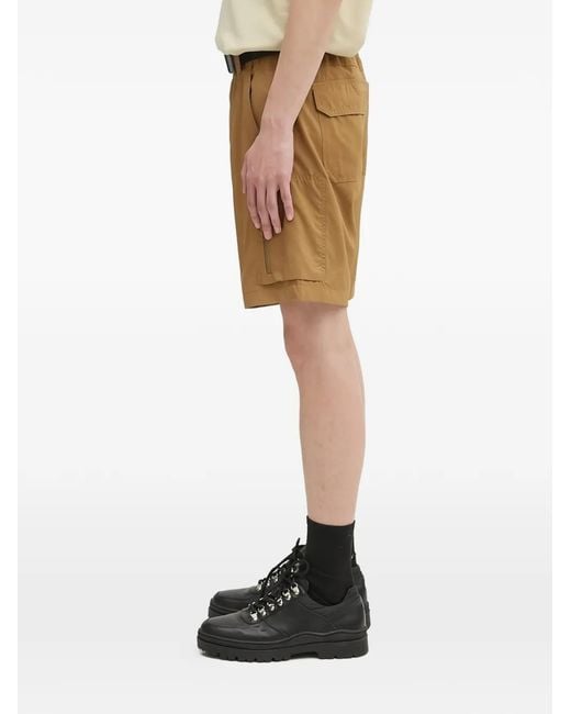 Columbia White Belted Cargo Shorts for men