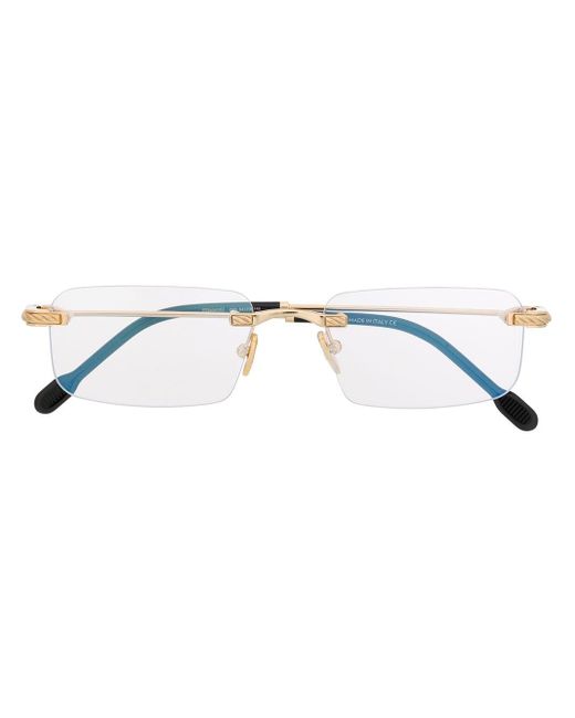 Gafas Fred de hombre de color Metallic