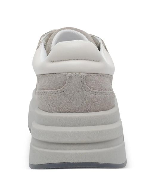 Ash Gray Idol Perforated Sneakers