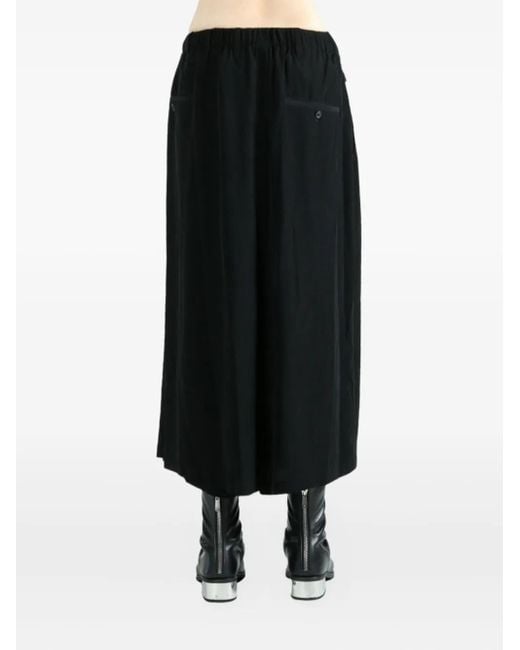 Wrap trousers Yohji Yamamoto de hombre de color Black