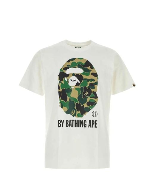 A Bathing Ape Multicolor T-Shirt Abc Camo Milo for men