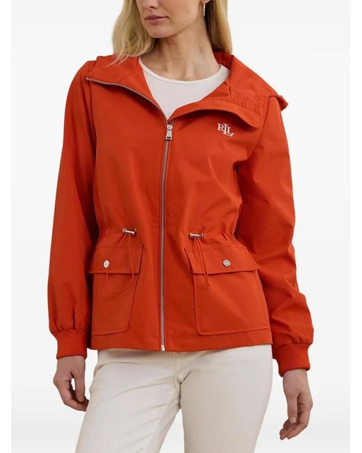 Ralph Lauren Red Veste À Capuche