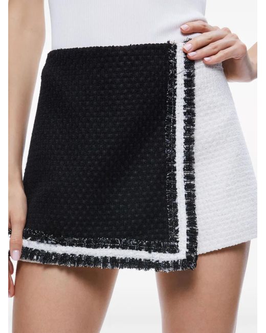Alice + Olivia Darma ツイード スコート Black