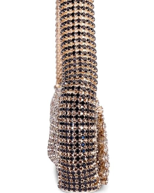 Benedetta Bruzziches Metallic Crystal-Embellished Rachele Grande Shoulder Bag