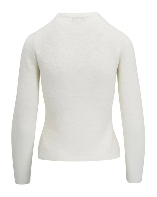Vince White Bouclé Jumper