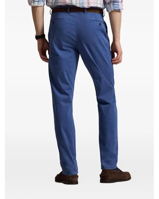 Polo Ralph Lauren Blue Button-Up Trousers for men