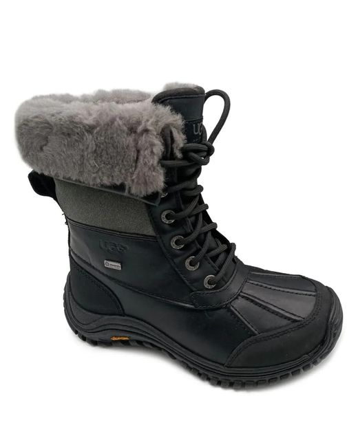 Ugg Black Adirondack Lace-Up Boots