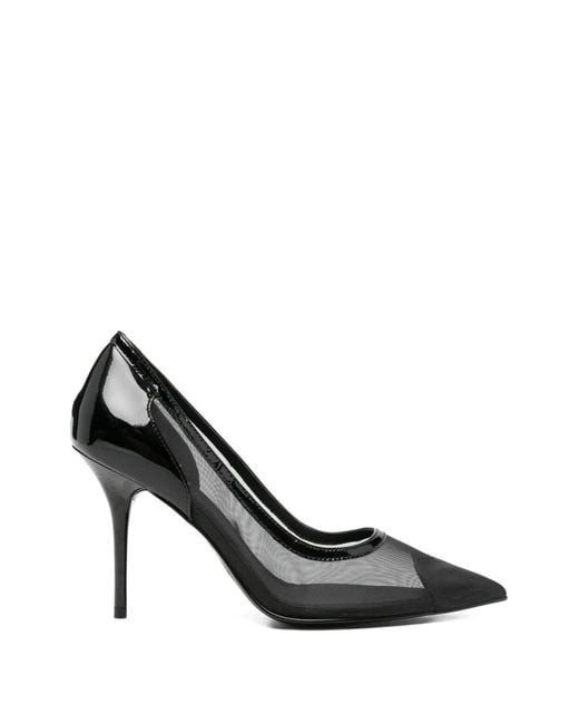 Love Moschino Black Pointed Pumps