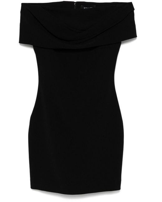 Solace London Black Neve Mini Dress