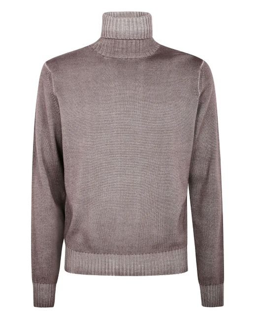 Jersey con cuello alto FILIPPO DE LAURENTIIS de hombre de color Brown