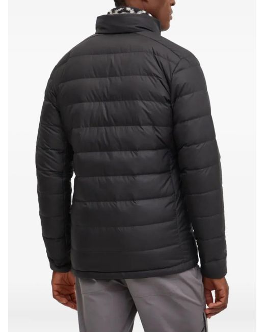 Adidas Gray Terrex Quilted-Panel Down Jacket for men